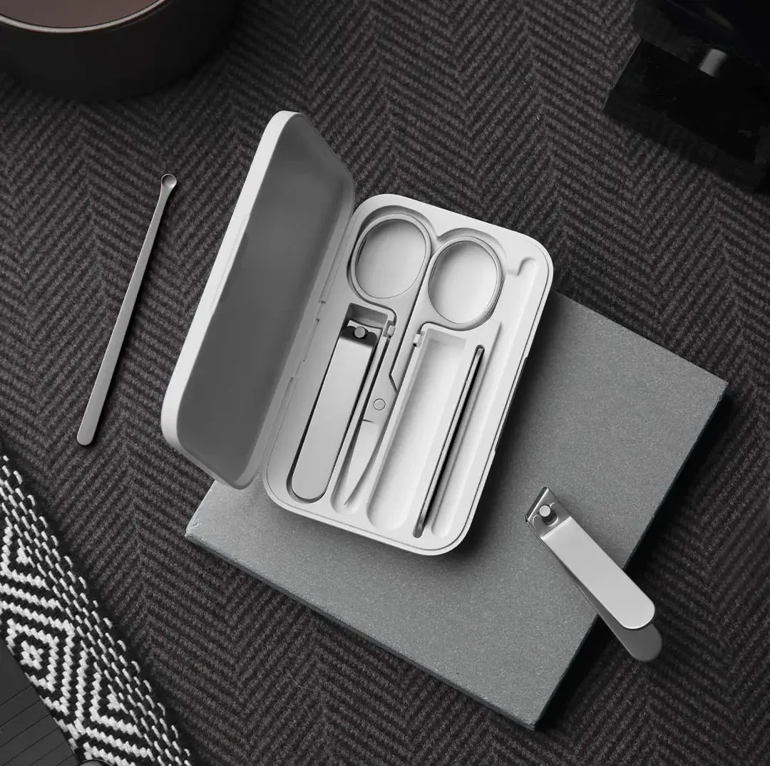 5 in 1 Mijia Nail Clippers Tool Set Pedicure Care Clipper Earpick Nail File Professional Beauty Tools Nail Cutter Trimmer