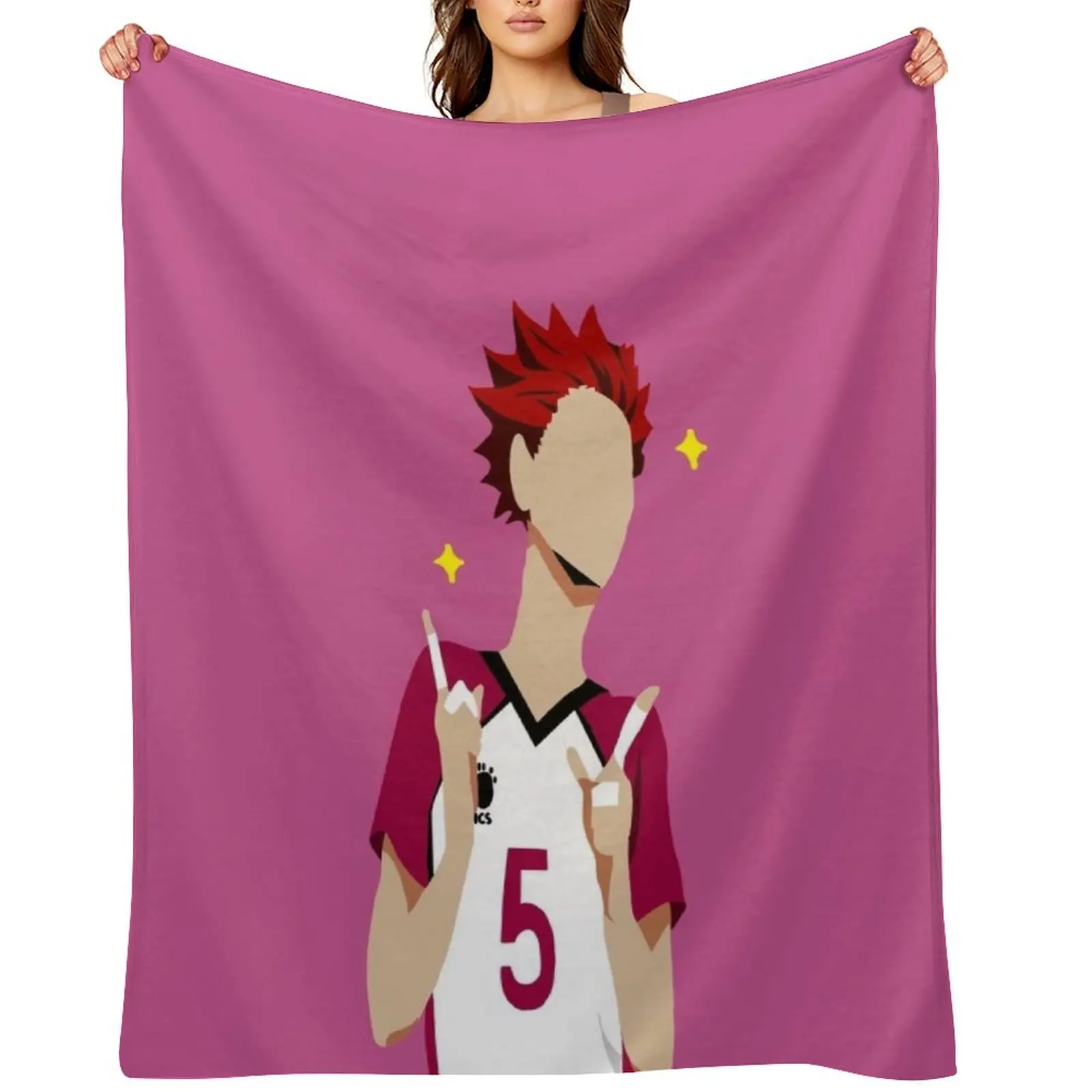

Satori Tendou Throw Blanket cosplay anime Decorative Sofas Heavy Soft Beds Blankets