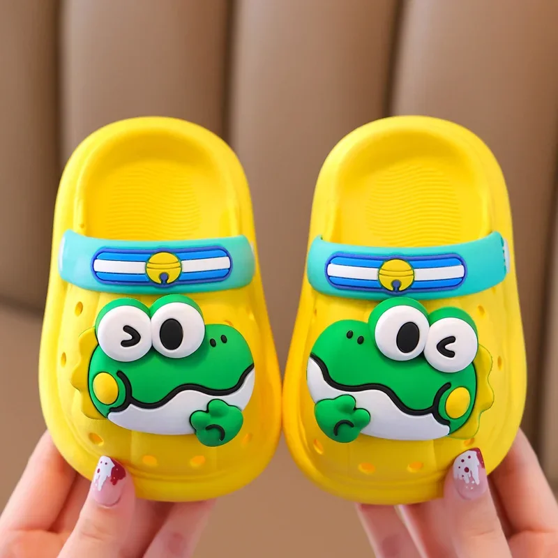 Summer Sandals Kids Shoes Boys Cartoon Water Shoes Baby Beach Shoes Flat Heels Cartoon Slippers Children\'s Girls Garden Shoes