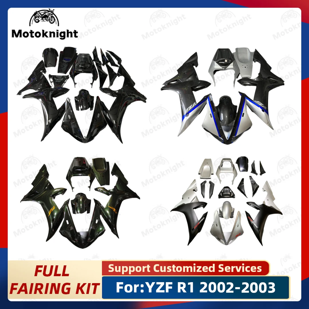 Motorcycle Fairing Kit Fit For YAMAHA YZF R1 2002 2003 YZF-R1 02 03 Full Set Fairings Kit Painted Body Bodywork Kit