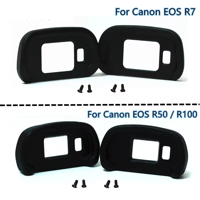 Camera Eyecup Eyepiece Viewfinder with Screws for Canon EOS R7 R50 R100 Eyeshade Eye Cup Accessories