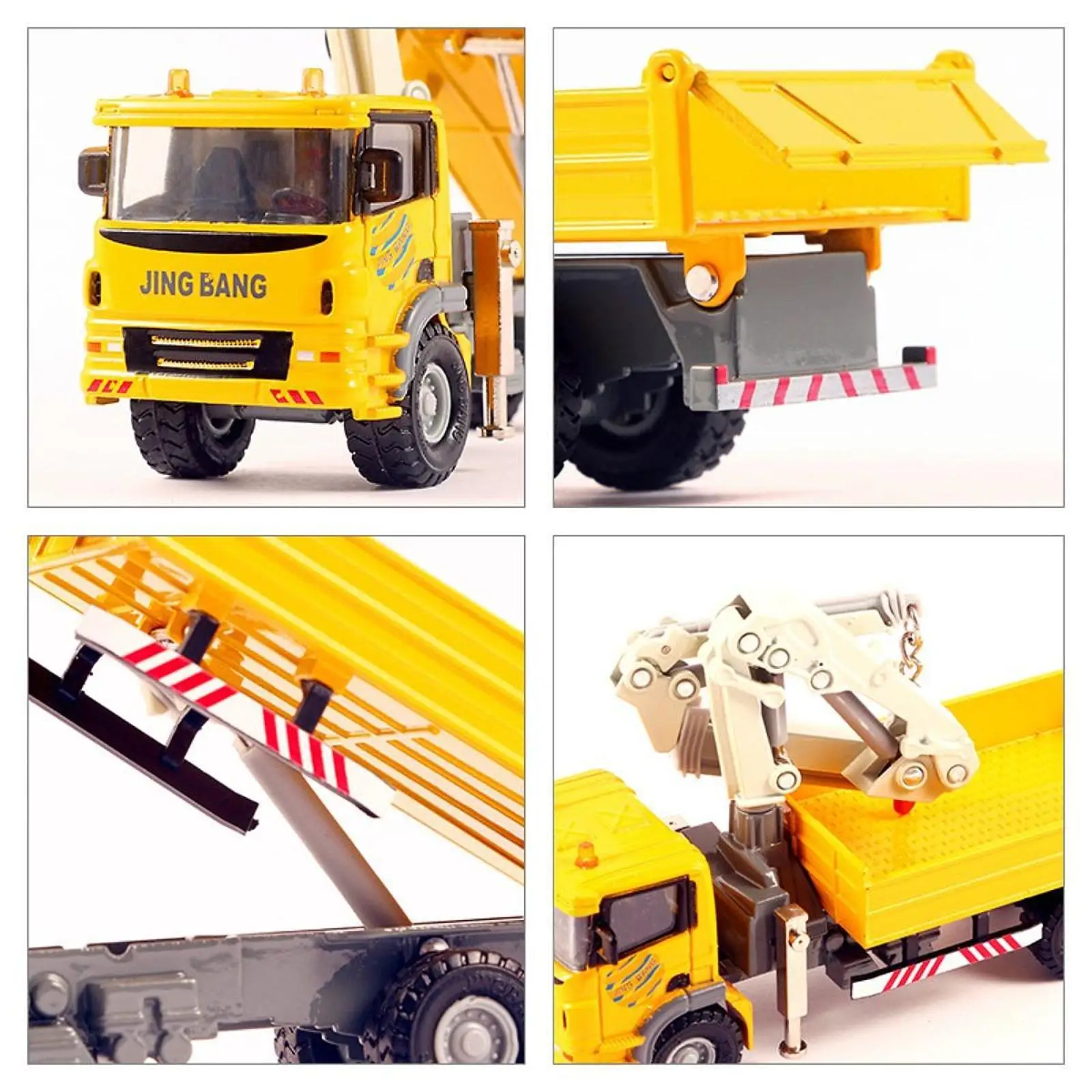 

Crane Truck Toy Party Favors Engineering Car Realistic Holiday Gift for Kids Boys Girls Valentines Day Gifts Diecast Crane Model