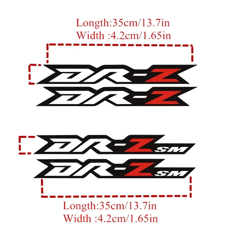 Schwenk arm Ketten antriebswelle Box Reflexions aufkleber Aufkleber für Suzuki DRZ400E DRZ400S DRZ400SM DRZ 70 400 400E S 400sm