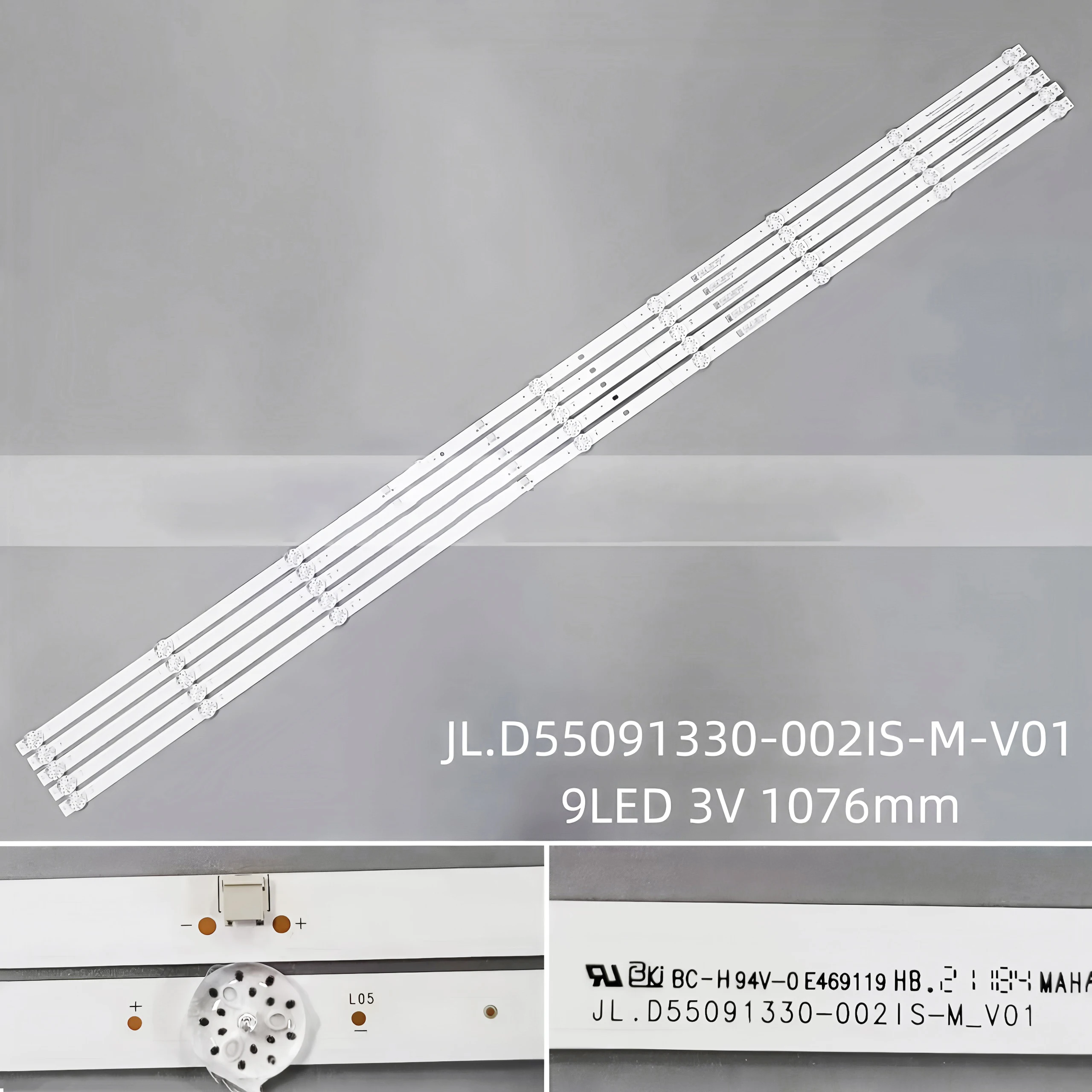 

LED Backlight Strip For TV LU55C61 LS55Z51Z LU55D31(PRO) LB-C550U20-E9-H JF JL.D55091330-002IS-M_V01