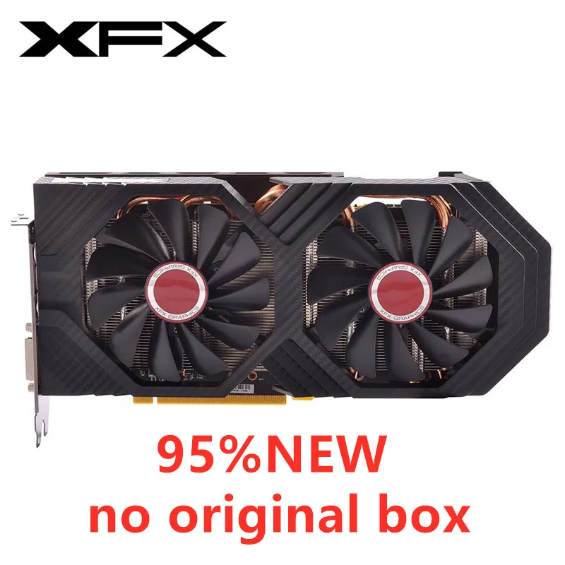 

Original XFX RX580 4GB Video Cards AMD Radeon RX 580 Graphics Screen Cards GPU Desktop Computer PUBG Game Map Videocard RX 590