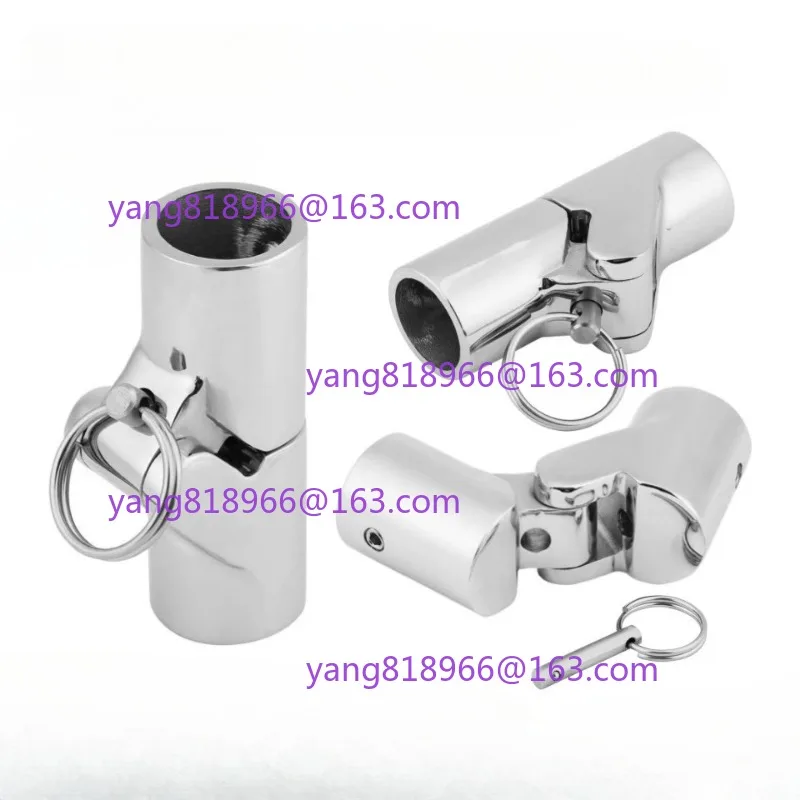 

Marine Stainless Steel Folding Swivel Coupling Tube Pipe Connector Boat Deck Hinge Mount Connector Boat Hardware Fitting 1pc