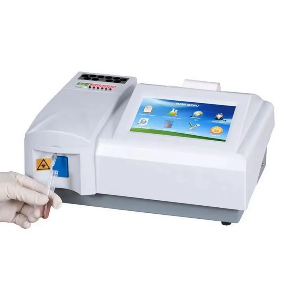 Veterinary chemical analyzer price, biochemical semi-automatic chemical equipment