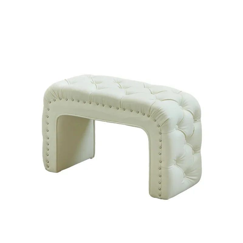 

Modern simple shoe changing stool, European-style cloakroom sofa stool