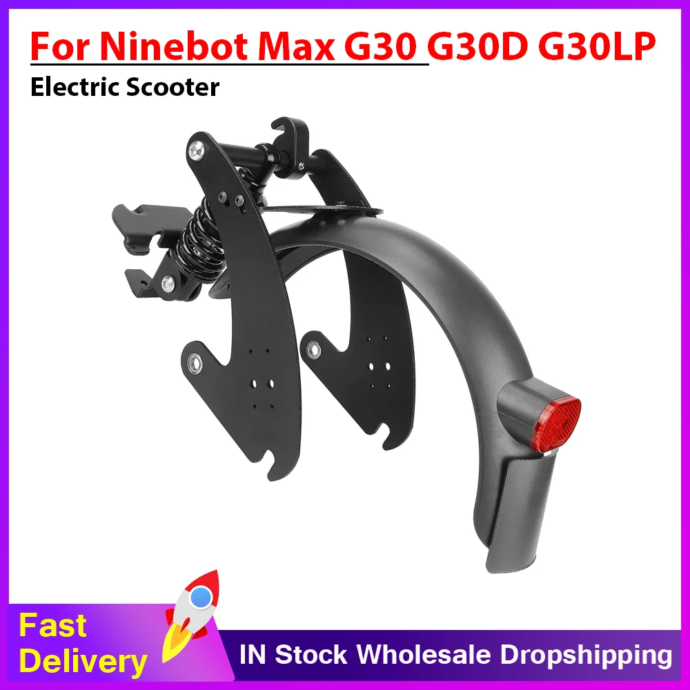 

Modified Damping Suspension Rear Shock Absorber Kit for Ninebot G30 G30D G30LP Electric Scooter Fender Taillight Reflective Tube