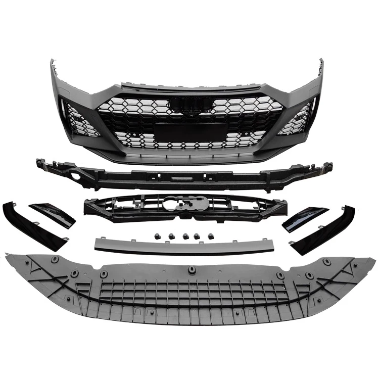 

High quality,Universal Car Accessory ABS Plastic Fit for audiS A7 Change to RS7 19-21 Car Front and Rear Bumpers