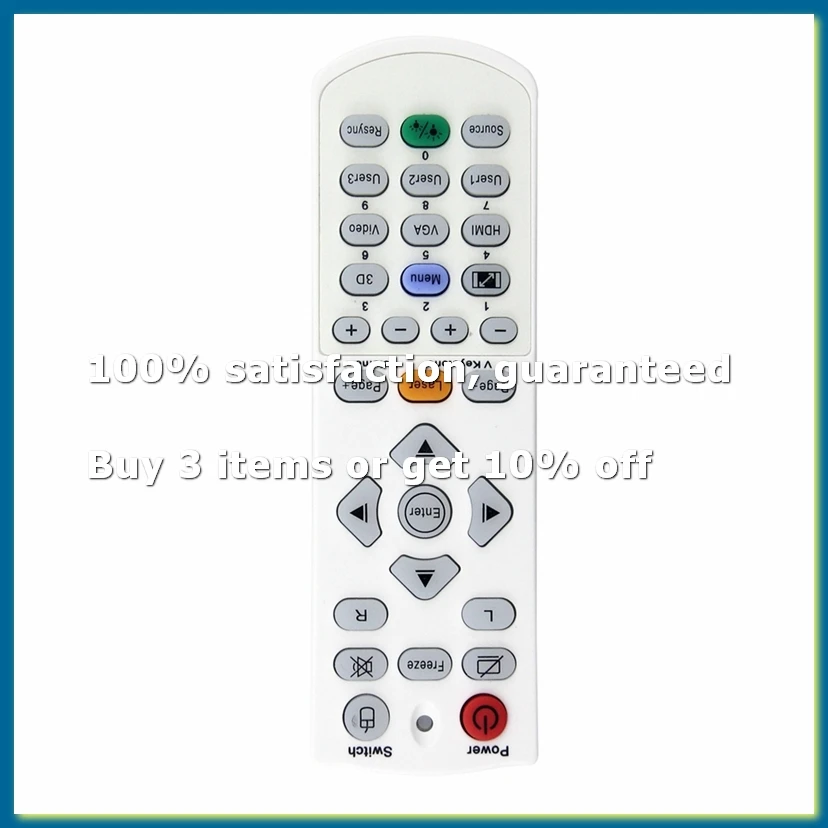 IR1304L Remote Control Replacement for Projectors X345 X355 X412 X416 ZH403 4K550 EH415e EH415ST W319UST-DTD2
