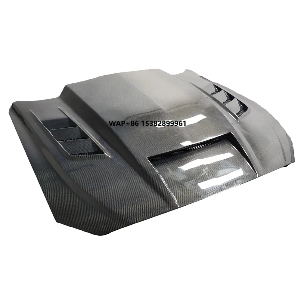 

TF Style New Carbon Fiber Front Bonnet Engine Hood for Mustang S550.2 EcoBoost Mach1 GT 2018-2023 Model Years