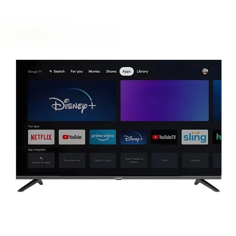 Skyworth OEM Factory Directly Sell 32 43 50 55 65 75 Inches Inch 4k Flat Screen Smart Tv Television For Bedroom Mini QLED TV