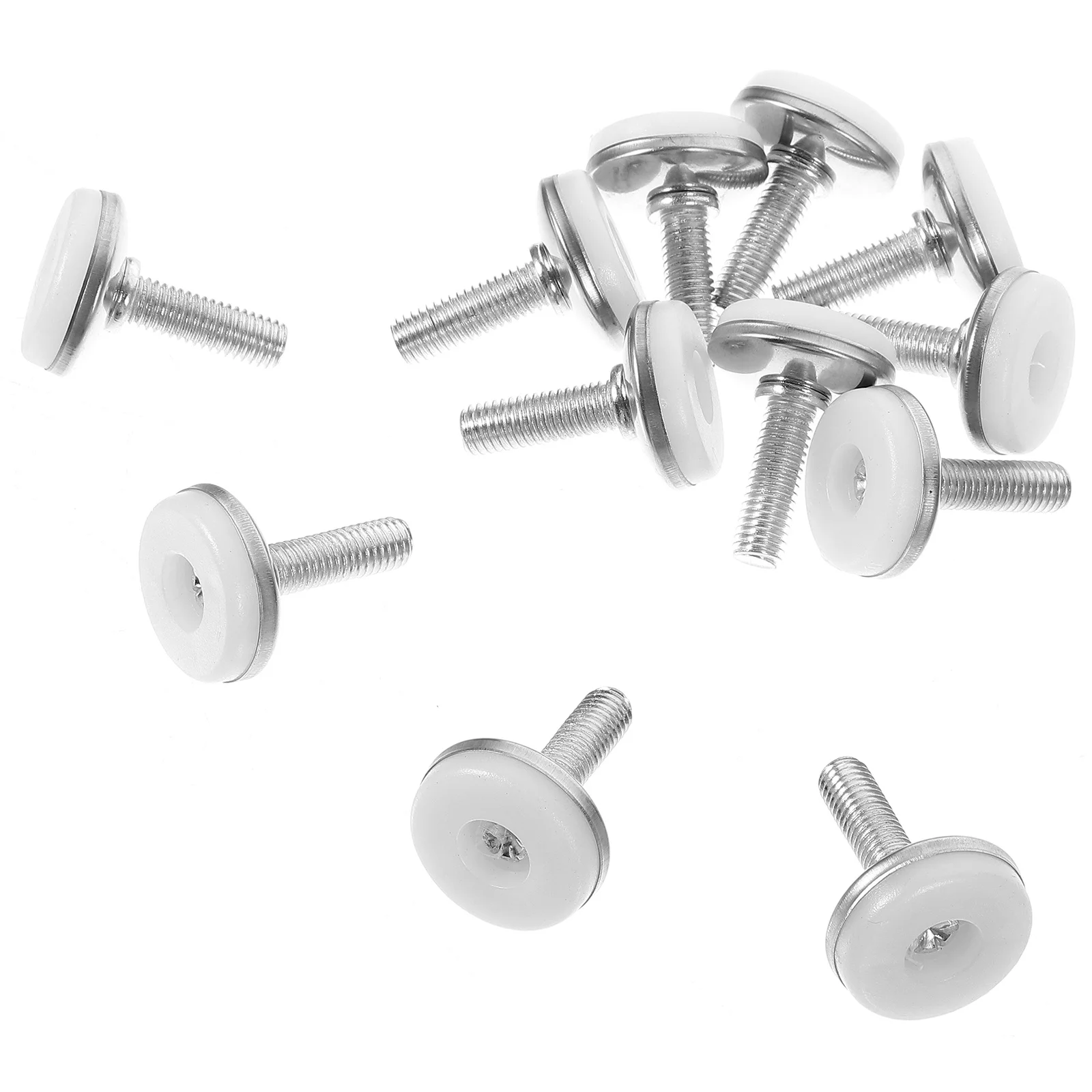 

12Pcs Furniture Leveler Adjustable Legs M8x25mm Heavy Duty Screw Nuts Corrosion Resistant Polishing Grinding for Cabinet Table