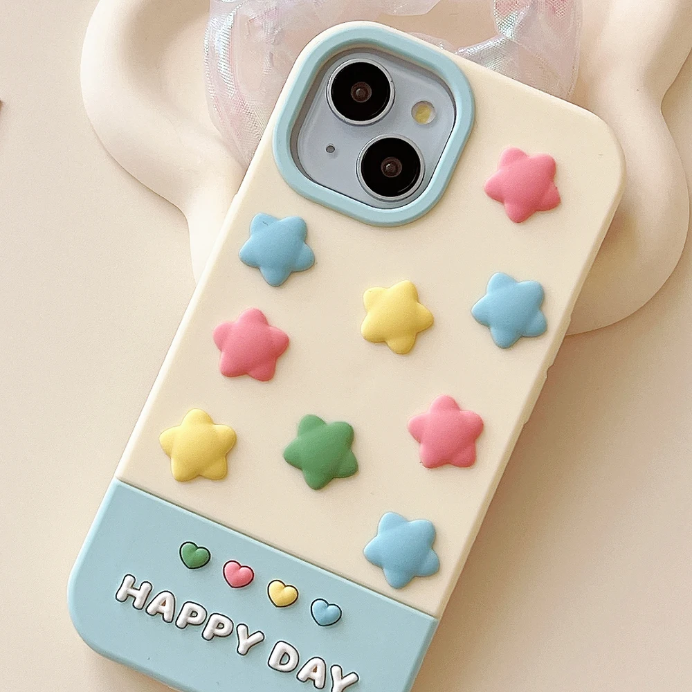 For iPhone 16, 16 Pro, 16 Pro Max, 3D Cartoon Cute Animal Soft Silicone Mobile Phone Back Case Cover Skin Shell Protector