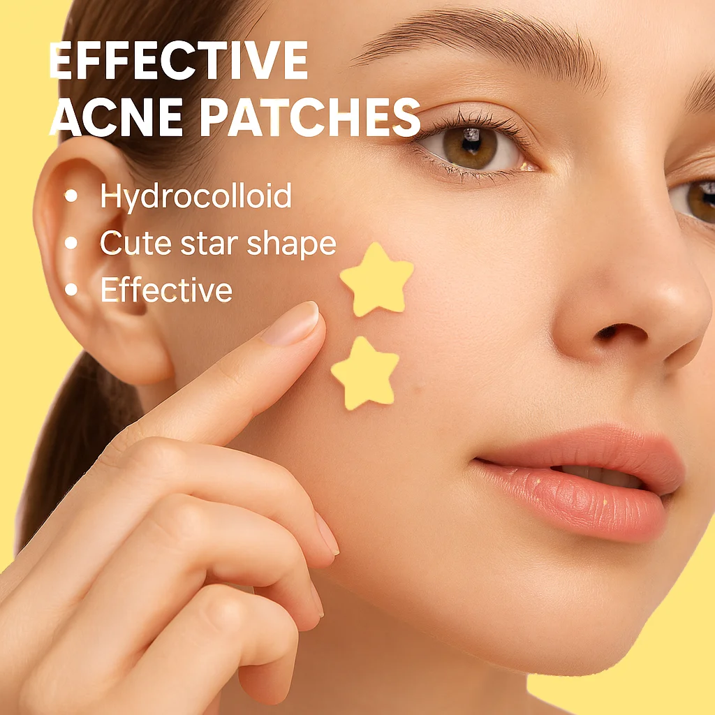 Parche para acné de 60 unidades, parche para cubrir el acné y las flavas, viene con parche para el acné con espejo de maquillaje, pegatinas para manchas faciales y de piel
