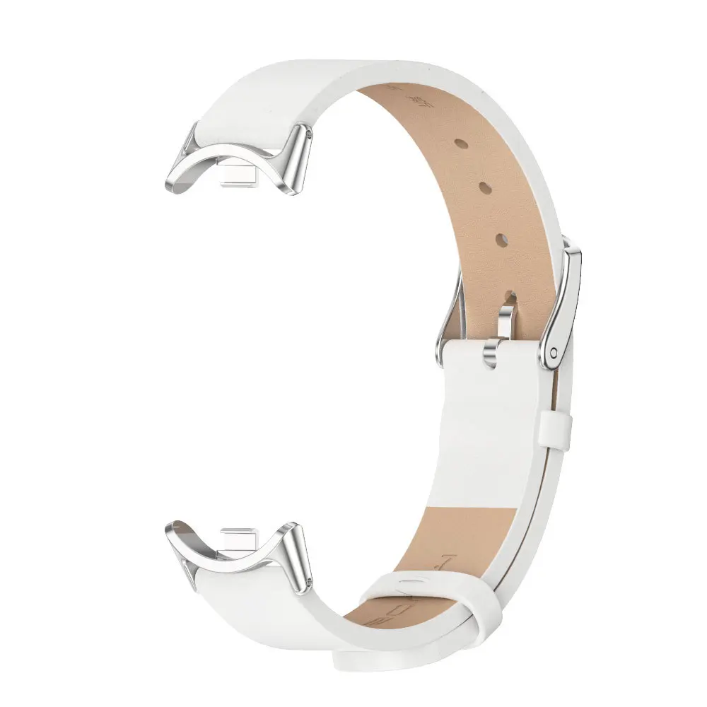 Fashion Leather Watch Strap For Xiaomi Mi Band 8 Bracelet Replacement Wristband Miband 8 NFC Correa Smart Mi Band 8 Wrist Straps image 5
