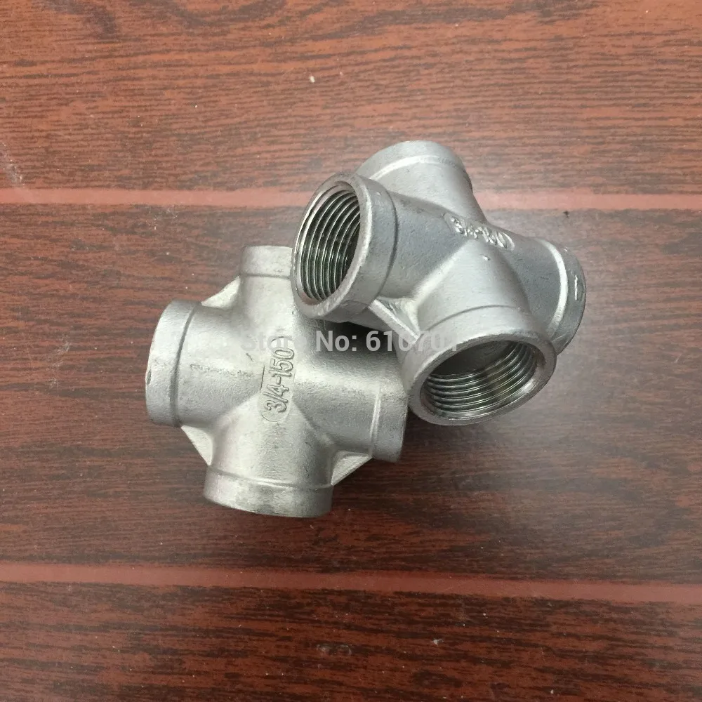 2pcs Stainless Steel Pipe Fitting 3/4