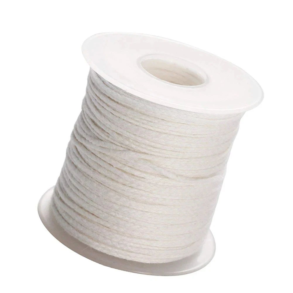 61M 200ft Cotton Rope Roll for Braided For Candle Thread with Design for Efficient For Candle Making and Crafting
