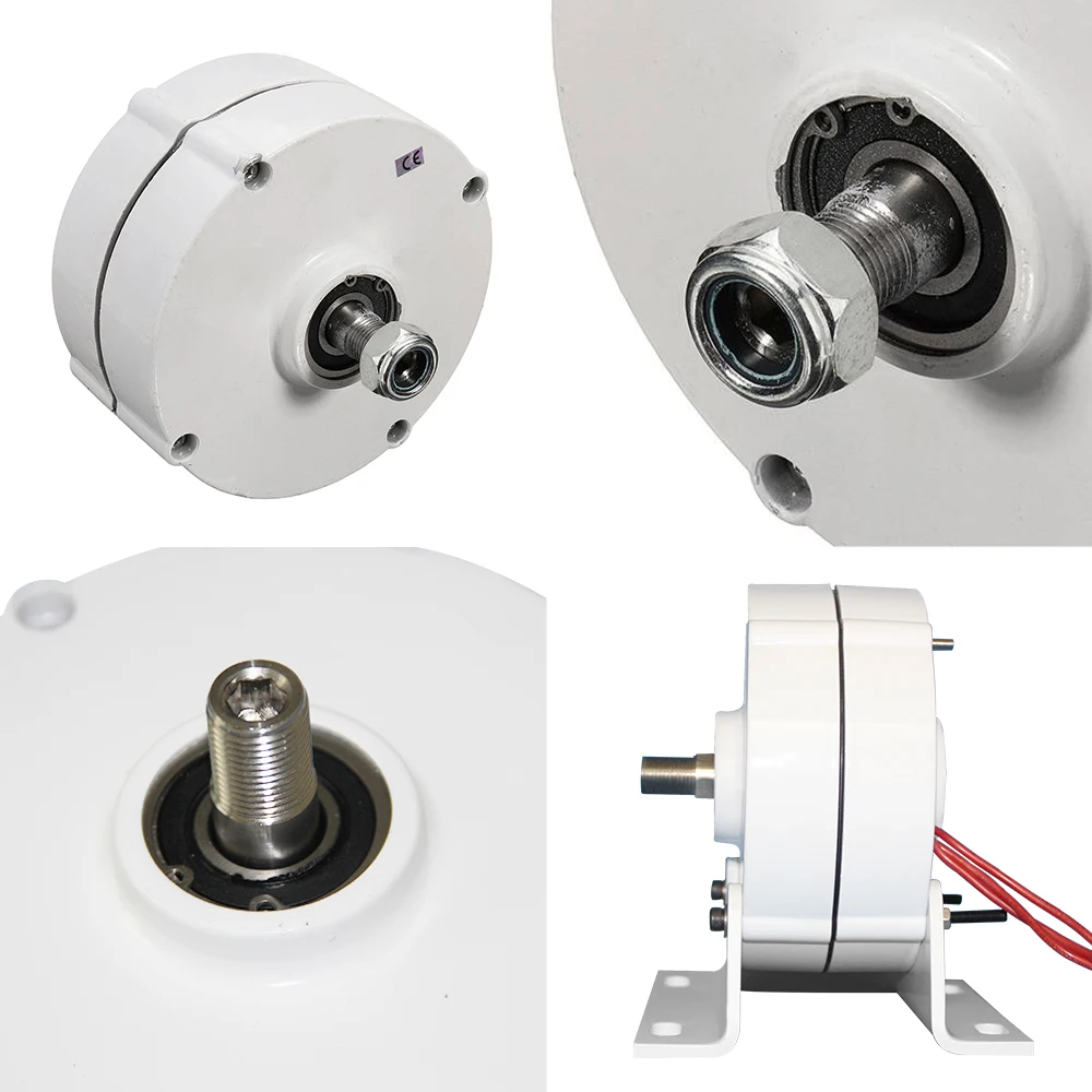 Imagem -02 - Alternadores ca de Ímã Permanente sem Engrenagens Uso para Turbina Eólica Motor a Diesel Gerador de Fases 4kw 5kw 6kw 12v 24v 48v