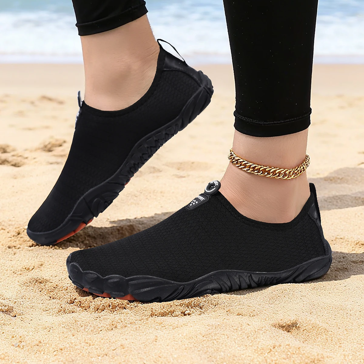 Couple's Summer Outdoor Water Shoes for Women, Outdoor Fishing Shoes, Beach Shoes, Water Shoes, Swimming Shoes, Unisex, Suitable for All Seasons, Indoor Fitness Shoes, Jump Rope Shoes, Yoga Shoes gallery 5