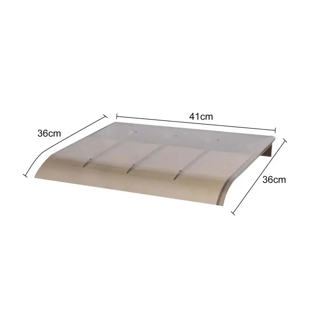 Product Display Window Transparent Canopy Roof Window Awning Cover for Outdoor Balcony Heavy Duty Entry Doorway for Outdoor