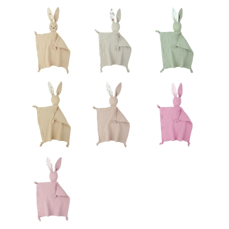 L5YF Soft Baby Comfort Blanket Baby Soother Colorful Comforter for Soothing & Sleep