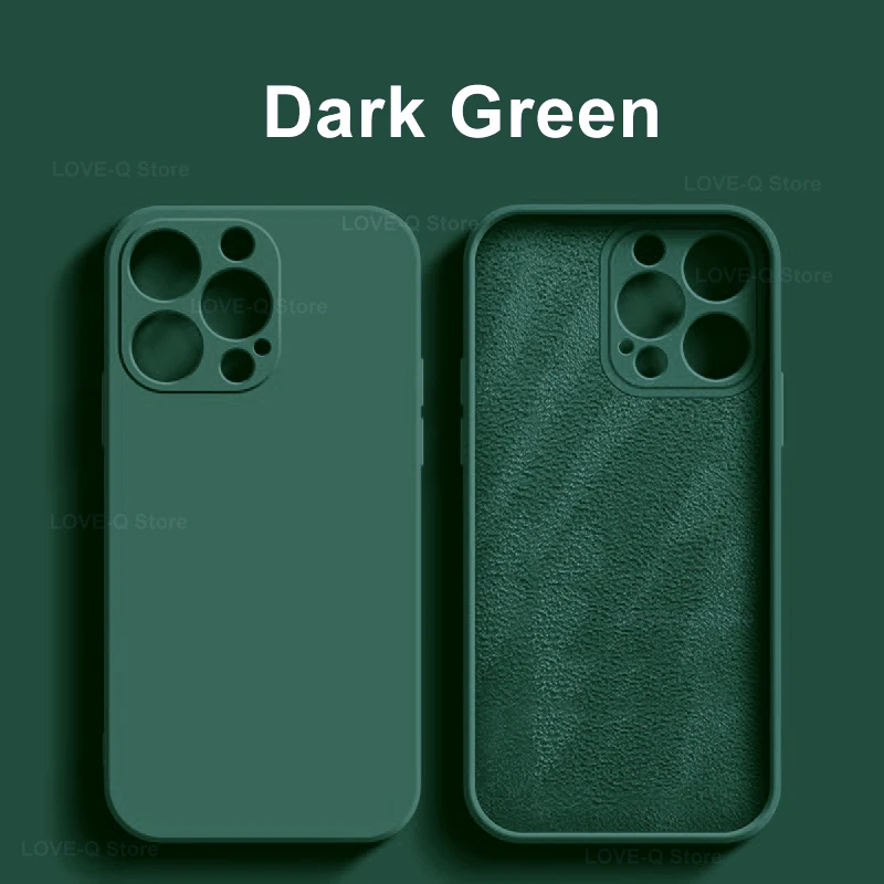 Original Flüssigsilikon-Handyhülle für Apple iPhone 18, 17, 16, 15, 14, 13, 12, Pro, Plus, Pro Max Hüllen für iPhone Stoßfeste Schutzhülle