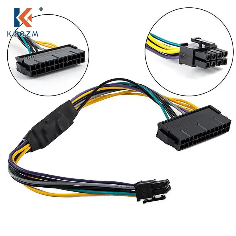 

Для DELL Optiplex 3020 7020 9020 24 Pin к 8pin кабелям, Сменный адаптер питания