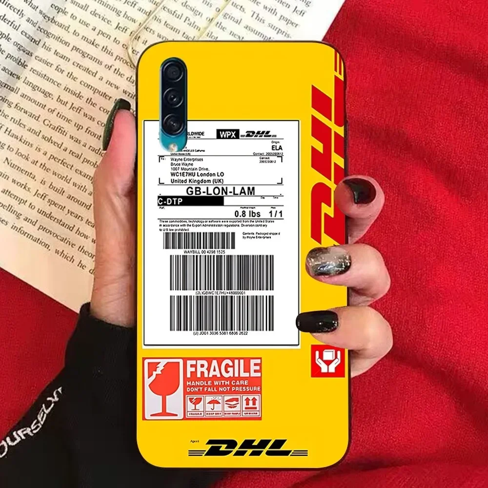 DHL Hot Express 50th Anniversary Phone Case For SamsungA10 A11 A12 A13 A20 A21 A22 A30 A31 A32 A40 A52 A53 A70 A71 A72 A73 Shell