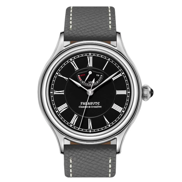 FARASUTE Men Pilot Watch 40mm Manual Winding Mechanical Wristwatch 50m Waterproof Sapphire 80 Hours Power Reserve Display