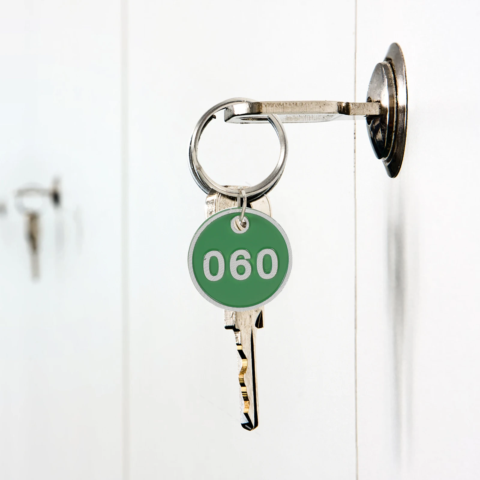 

100 Pcs Digital Hand Metal House Number Sign Numbered Tags with Identifier Color Stainless Steel Numbers