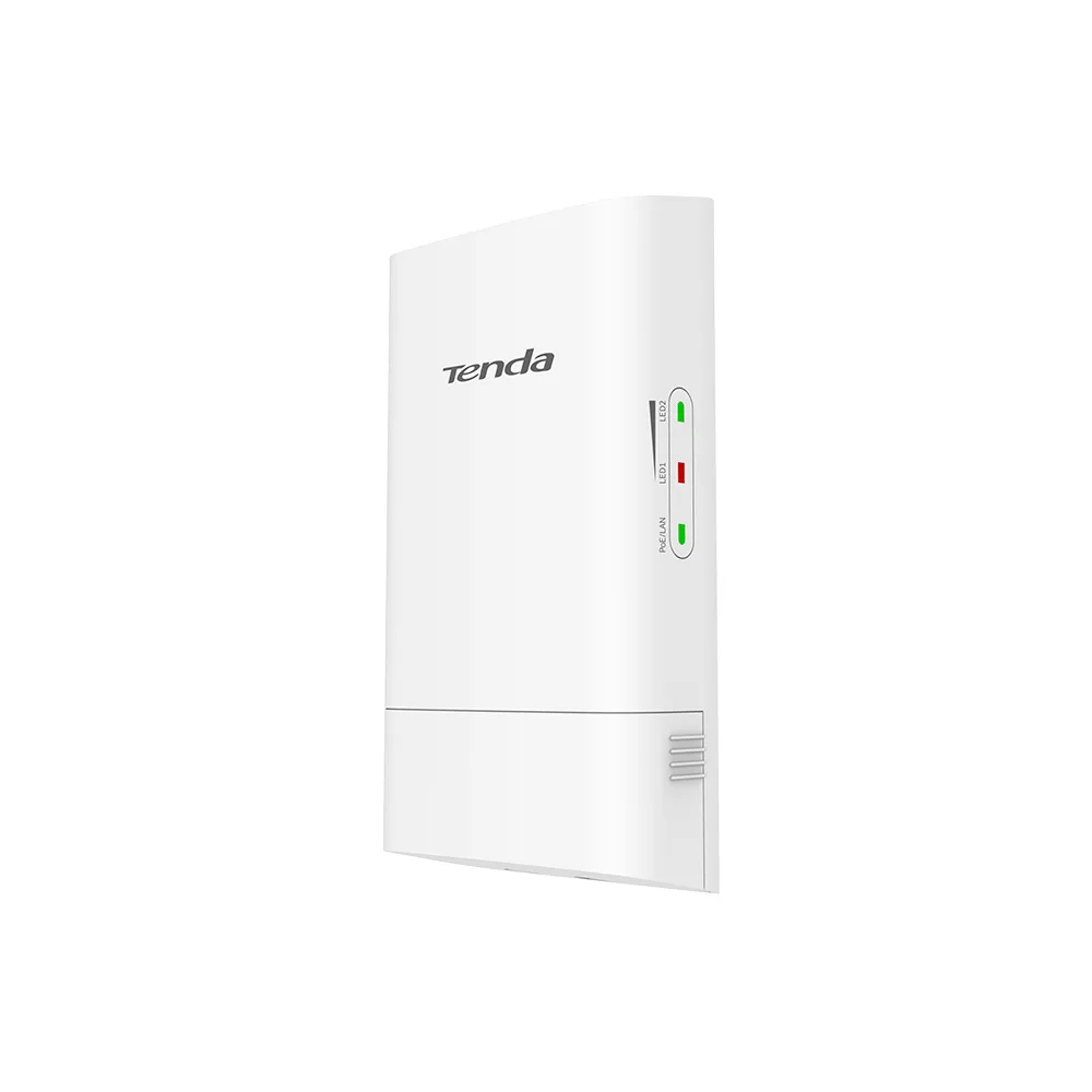 Tenda O1-5G Wireless Bridge Kit 1KM Outdoor 5GHz CPE PoE&DC Dual Power Supply for CCTV Elevator Tower Factory