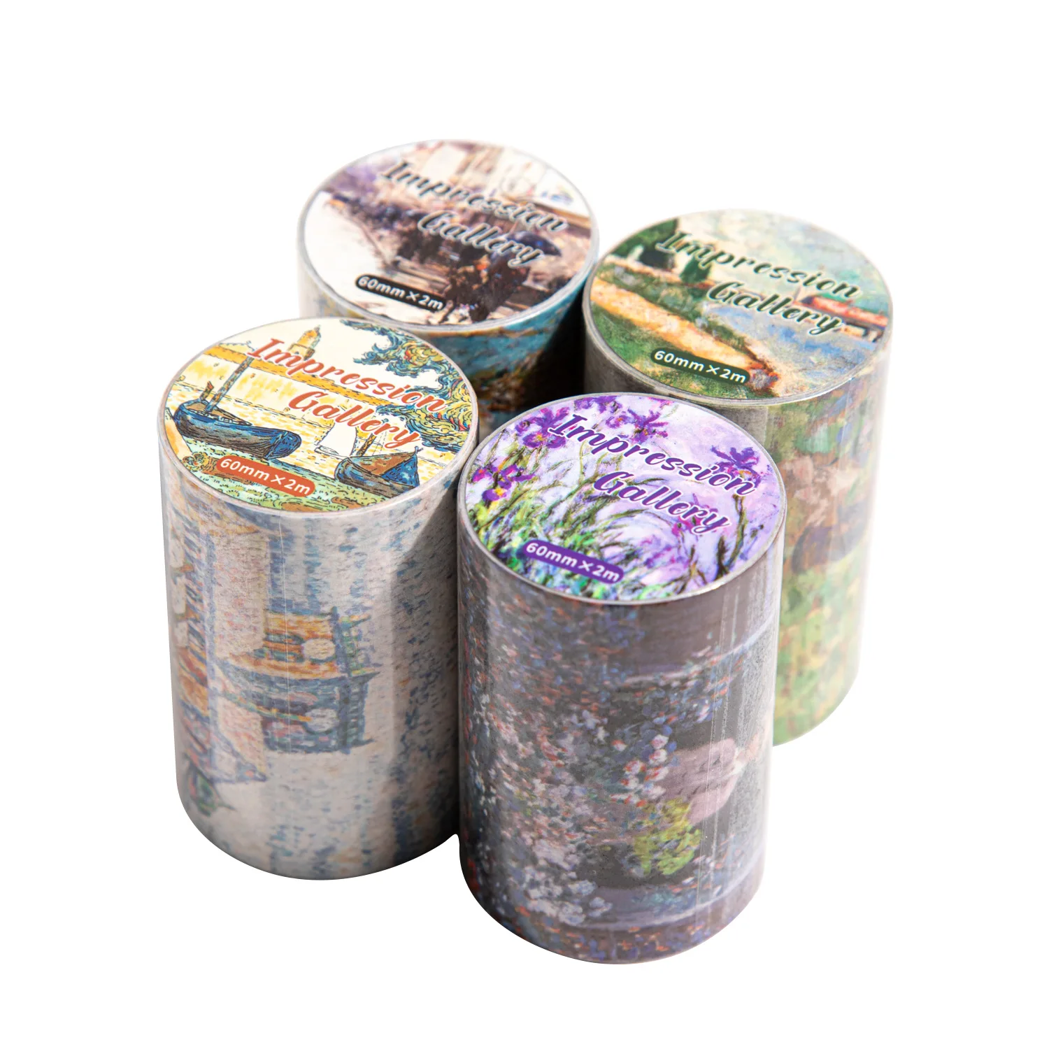 

4pcs DIY Decoration Adhesive Tapes Japanese Impression Gallery Washi Tapes Masking Tapes stickers stationery