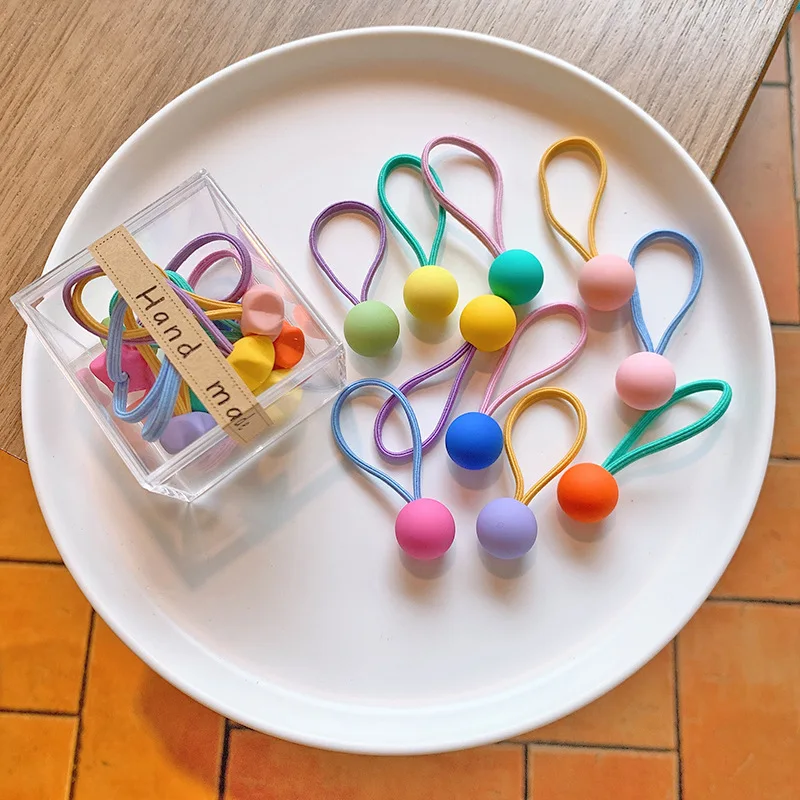 10 Stück Baby-Haargummis – keine Haarschäden, hochelastische Haarseile, Haarbänder für Kinder, Haarschmuck für Mädchen – Detail 5