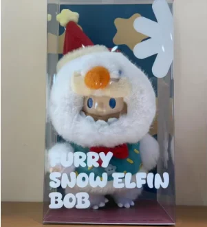 

Genuine Funny Snow Elfin B0b Anime Figure Vinyl Doll Hanging Card Winter Limited Looking For Unicorns Doll New Year Gift