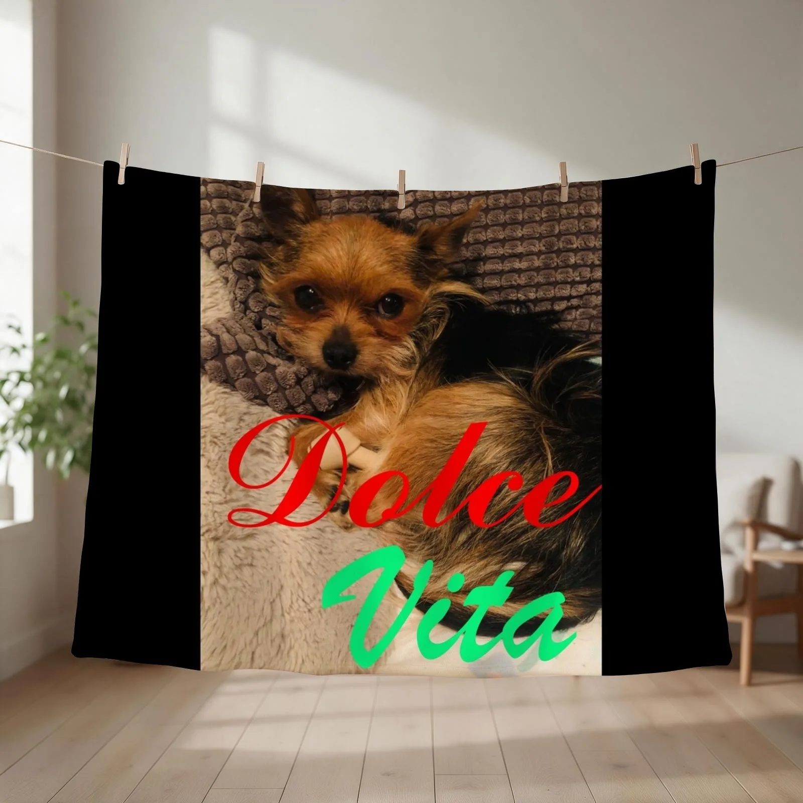 Dolce Vita Throw Blanket Bed Fashionable sofa bed Soft Big Plaid on the sofa Blankets