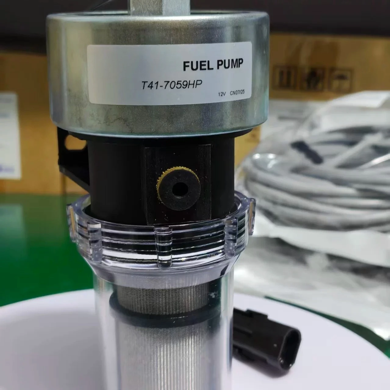 12V Electronic Fuel Pump 41‑7059 for  Thermo King Refrigerated Truck Refrigeration Unit