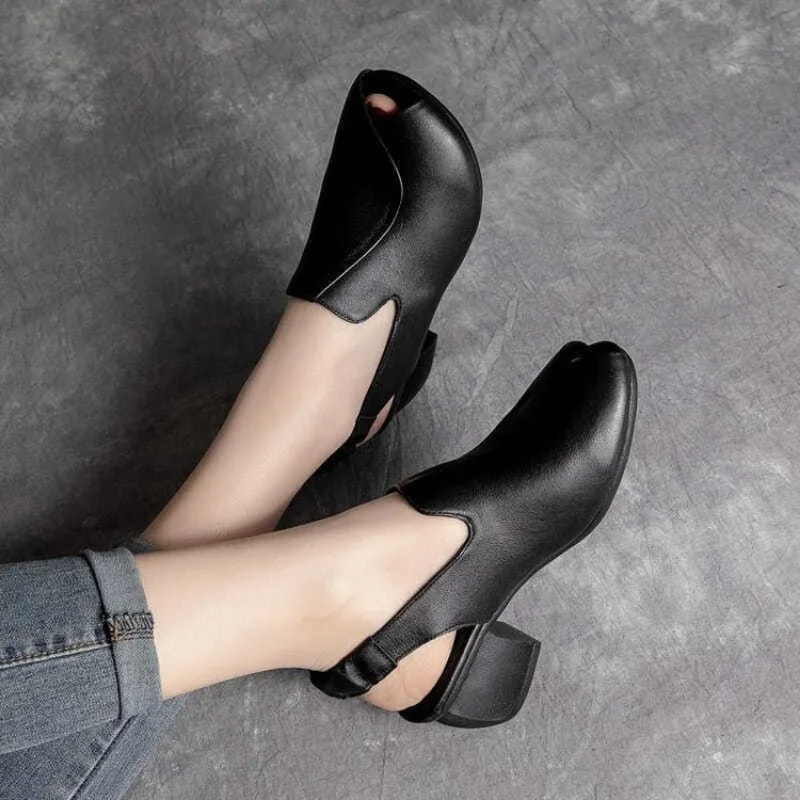 2024 New Fashion Platform Wedges Sandals for Women Female Casual High Heels Open Toe Comfort Fish Mouth Gladiator Sandals