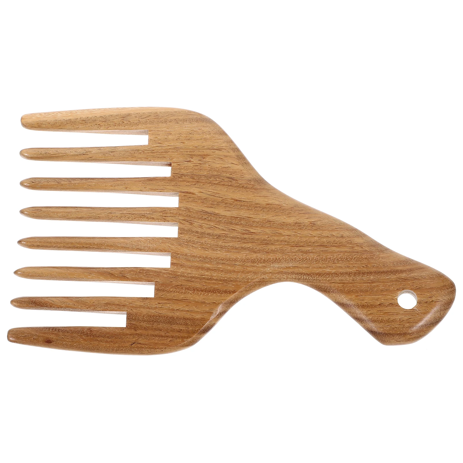 

Natural Wooden Comb Green Sandalwood Hair Pick Wide Tooth Solid Hardwood Smooth Comfortable Pocket Message Hair
