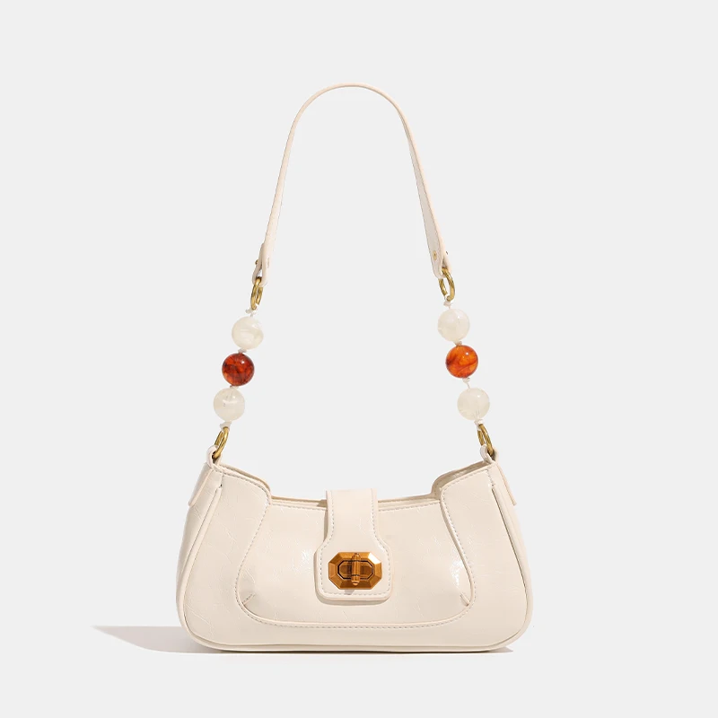 

Vintage New Shoulder Bag High Quality Solid Color Designer Luxury Crossbody Bag Versatile Handbags Fashion Pu Leather Simple