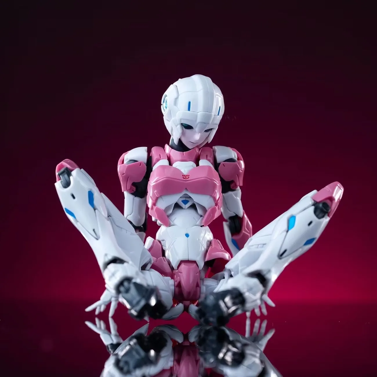 Transforming Robot Toy MD002B Dark Arcee MD002 Arcee Glue Free Assembling Model Action Figure Anime Hobbies Fantoys Gift view 6