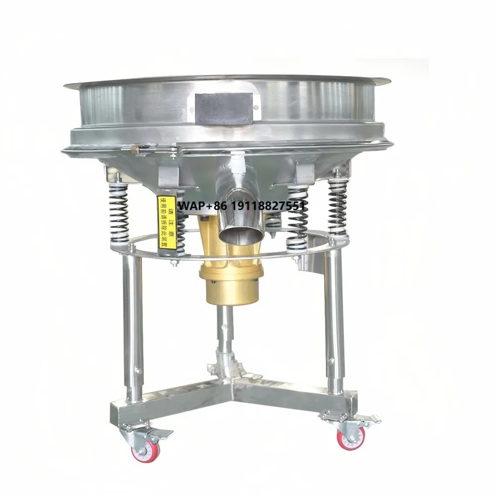 

High-Frequency Vertical Vibrating Motor Food Grade Stainless Steel Vibrating Screen with High Accuracy Sieving