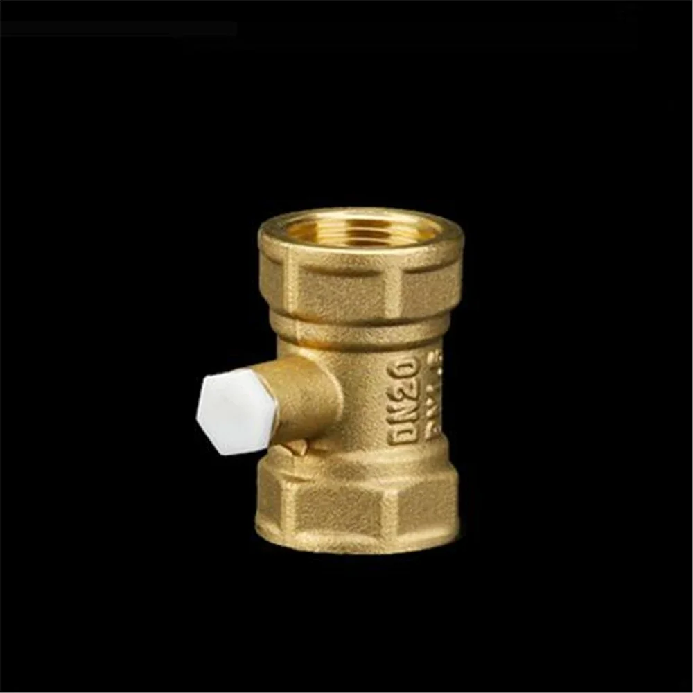 Brass Temperature Measuring Heat Meter Dedicated Temperature Measuring Valve Professional Tee Temperature Measuring Seat