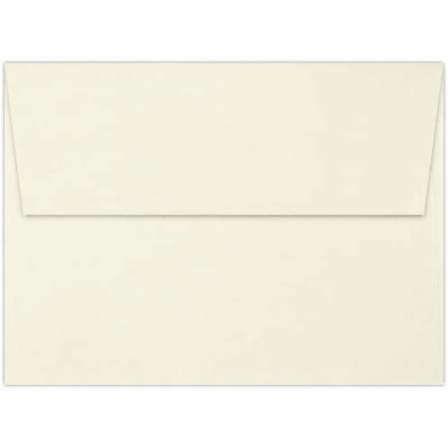 

A6 Invitation Envelopes 4 3/4" x 6 1/2" Natural 70lb. Text 50 Qty