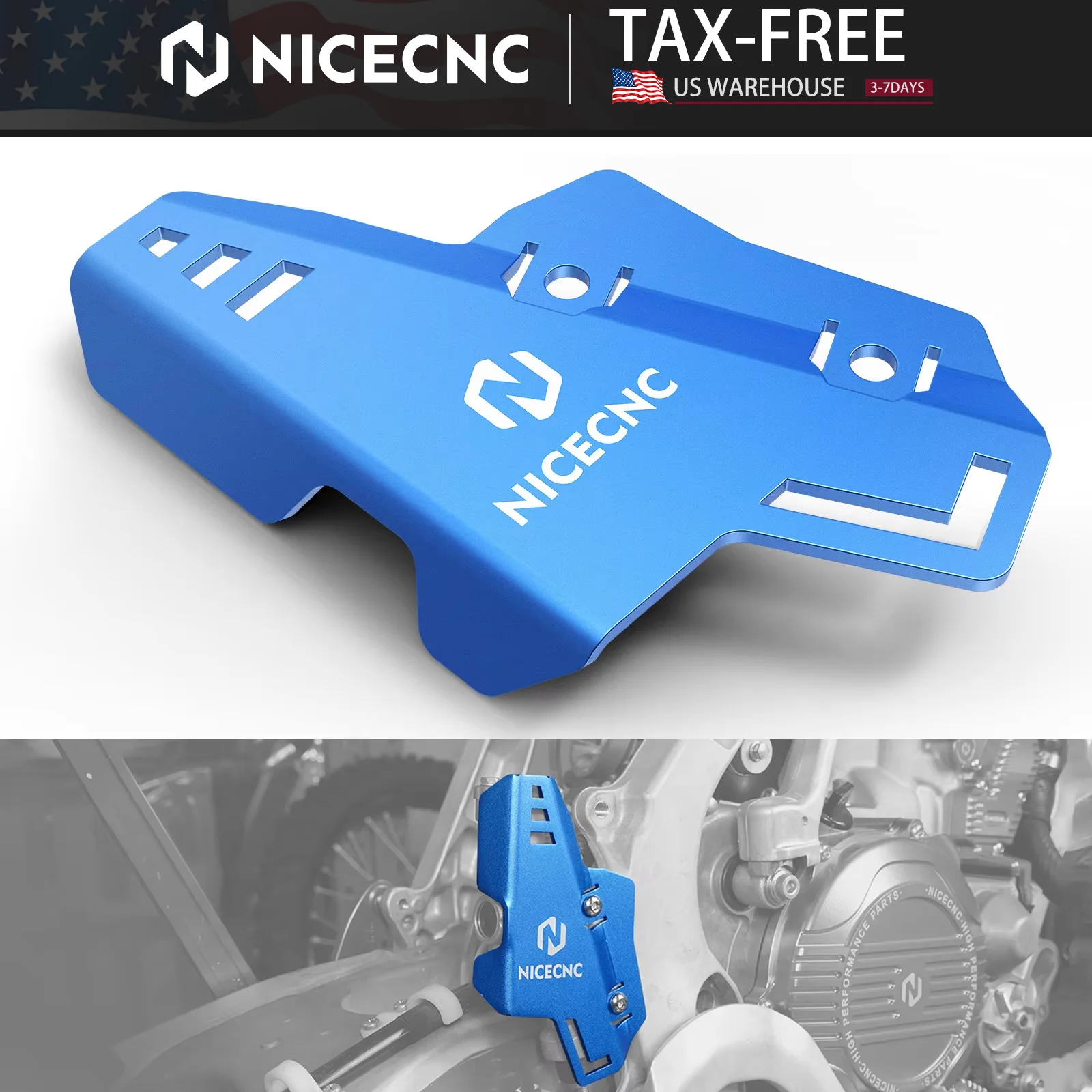 Pelindung Master Silinder Rem Belakang untuk Yamaha YZ125 2009-2024 YZ250 1999-2024 YZ125X YZ250X 2020-2023 YZ250F YZ450F WR250F WR450F