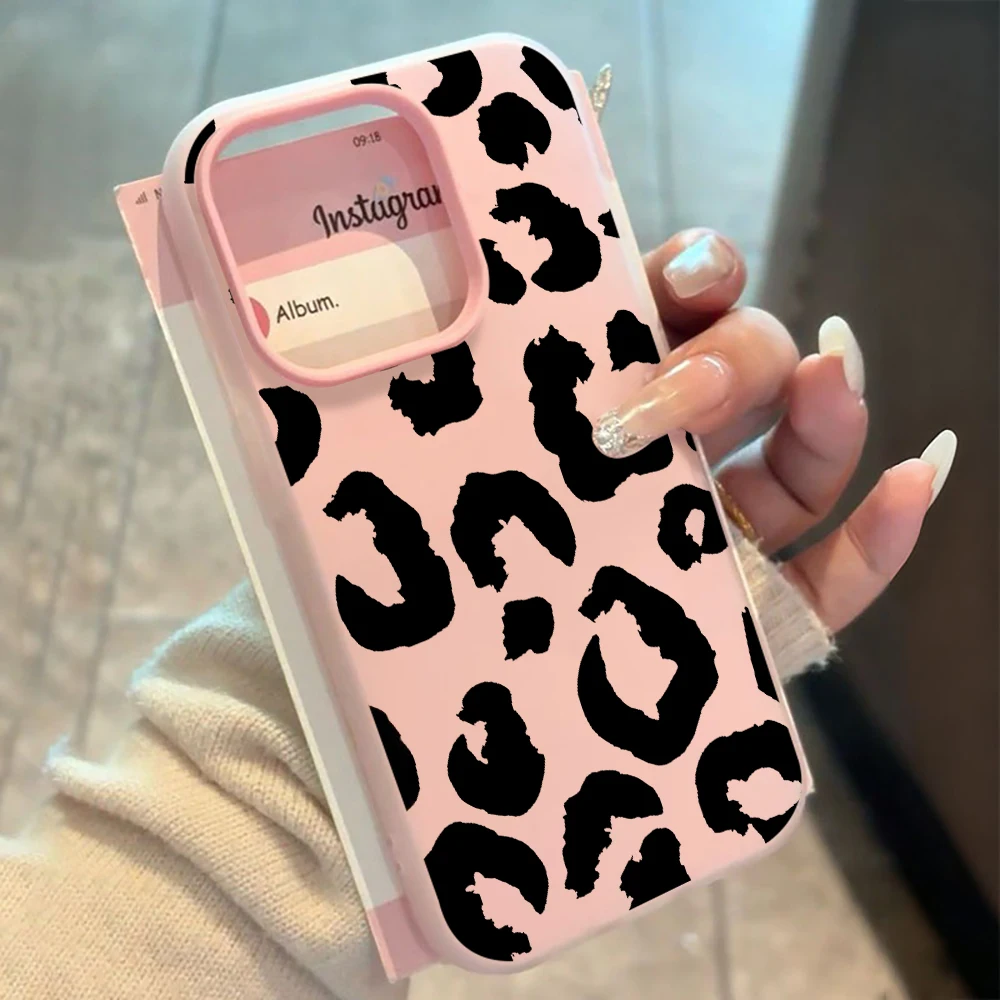 Für Samsung Galaxy S21 S26 S25 S24 S23 S22 Ultra Plus FE Hülle mit Kuh-Leopardenmuster für A37 A36 A54 A55 A56 Drop Funda – Detail 1