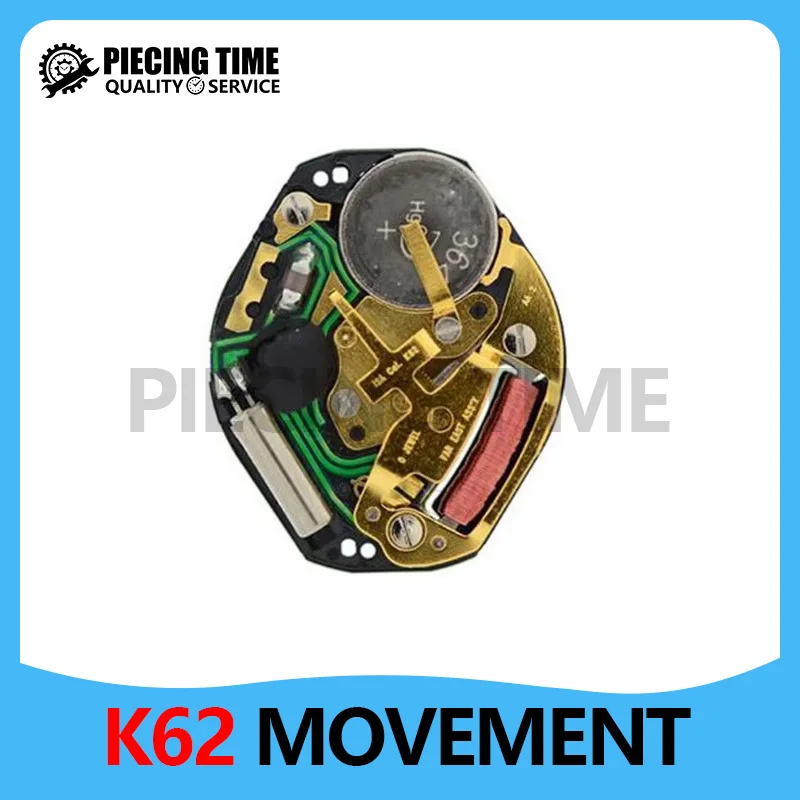 New Swiss ISA K62 Movement Top Pin Movement K62 Double Pin Quartz Movement Watch Accessories