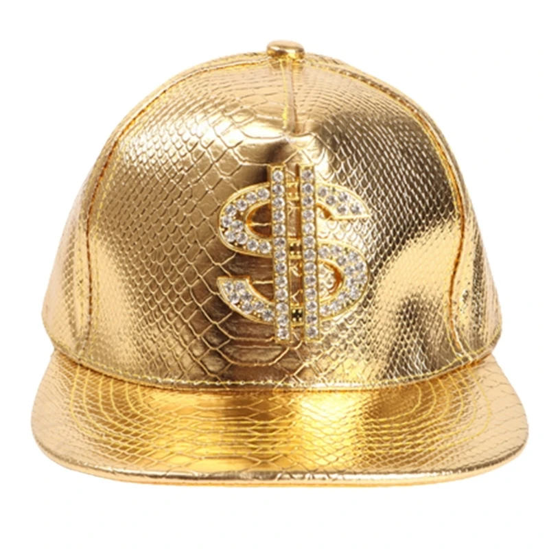 Metal Dollar Badge Baseball Caps For Women Man Adjustable Hat Y2k Hiphop Climbing Travel Gathering Hat for Cycling Hiking