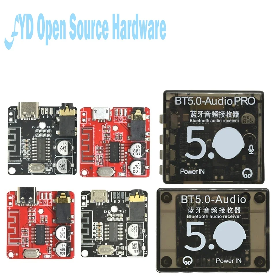 DIY For Bluetooth Audio Receiver board 4.1 5.0 mp3 lossless decoder board Wireless Stereo Music Module 3.7-5V